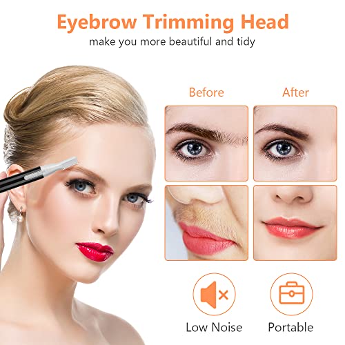 ACWOO Augenbrauentrimmer, Elektrischer Korrekturtrimmer für Körper und Gesicht,...