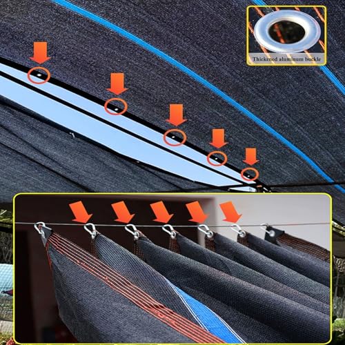 Malla sombra HDPE de alta densidad como protección visual exterior 4