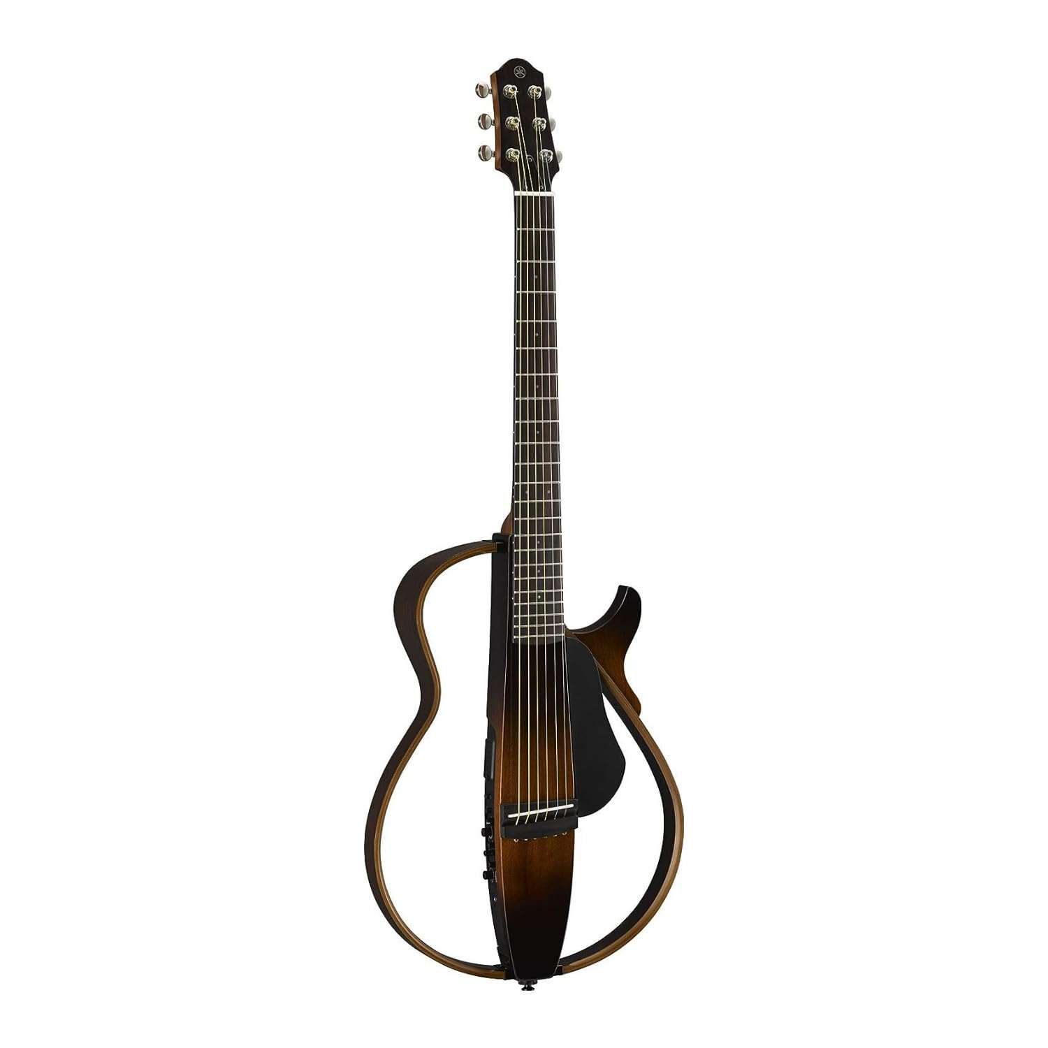 Yamaha SLG200S TBS Steel String Silent Guitar with Hard Gig Bag, Tobacco Sunburst