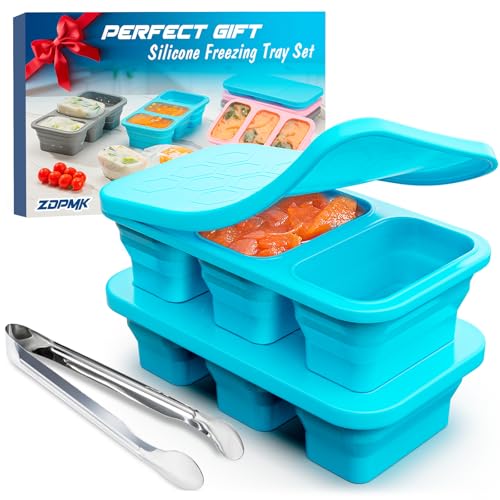 Set de 2 moldes de silicona para cubos de hielo con tapa miniatura 3