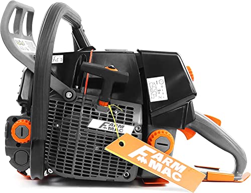 FARMMAC F660V 92cc High-End Version Gas Chainsaw Powerhead 5.2KW 7HP with NGK Spark Plug Walbr Carburetor fit for 25/28/36/42 bar Fit for MS660 G660
