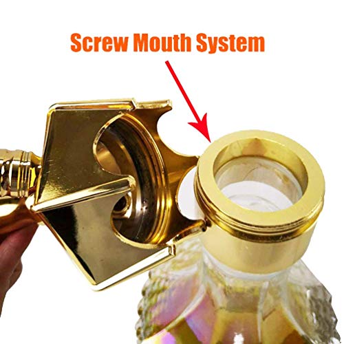 DYB Tragbares Shisha-Set, 70 cm Shisha-Set mit 2 Schläuchen, Milchglas und Alu-Arabisch-Shisha-Set für EIN gesundes… – Bild 7