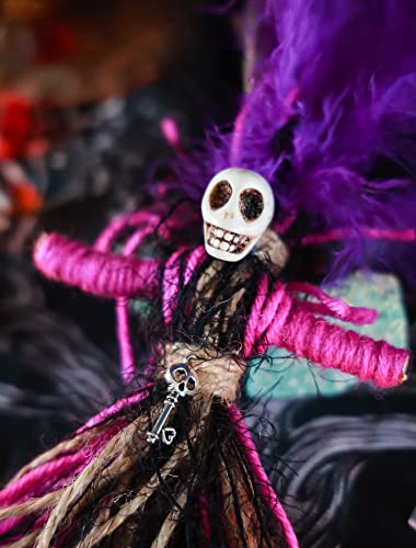 Muñeco Voodoo artesanal hecho a mano set espeluznante miniatura 5