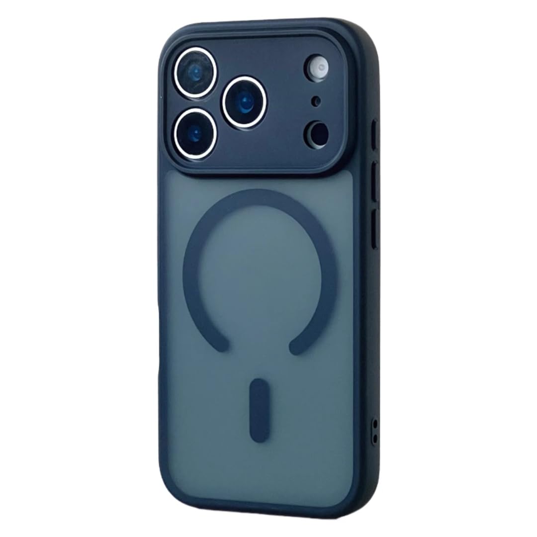 Coque iPhone 15 Pro Noir - Silicone mat, MagSafe et protection antichoc - 8