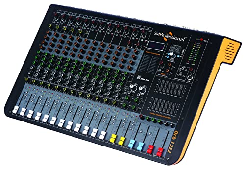 Image of Studiomaster ORB-1222 Professional 12 Channel DJ Mixer With One Knob Compression, DSP-Based Dual Multi-EFX Processor, Built-In USB MP3 Media Player And Recorder, Black