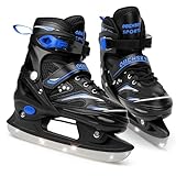 OBENSKY Adjustable Boys Ice Skates - Kids Ice Skates for Beginners, Girls...