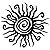 Zonon 1 Pcs Wacky Sun Metal Wall Art Outdoor Wall Art Decor 11.81 Inch Rust Proof Sun Wall Decor Hanging Black Outdoor Plaques and Wall Art for Home Garden Patio Bedroom Living Room Office Kitchen