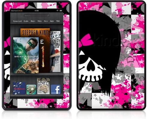 Amazon Kindle Fire (Original) Decal Style Skin - Scene Girl Skull