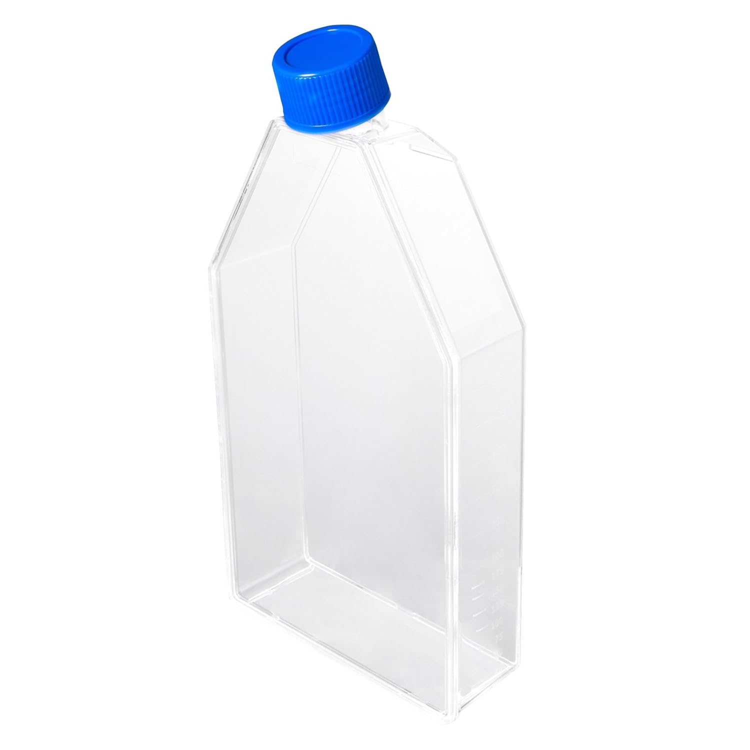 Cell Culture Flasks, Sterile Plastic Tissue Culture Bottle with Plug Cap, 75cm² Culture Area, TC Treated, 25ml Working Volume, 250ml Total Volume, Pack of 40