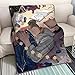 QTRT Fullmetal Alchemist - Padre e figlia che si trovano sul pavimento 3D Stampato Coperta Personaggi dei cartoni animati Anime morbido peluche coperta di flanella Quilt Anime Fan Otaku regalo Bianche