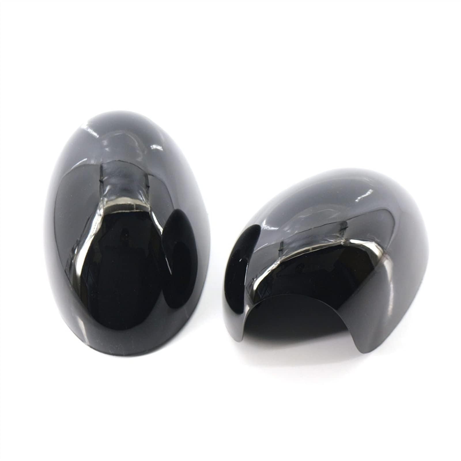 Calotta Specchietto Auto per BMW Mini R60 Countryman 2010-2012 2013 2014 2015 2016,Accessori ABS Cromato Specchietto Retrovisore Protezioni Coperture,B-Black
