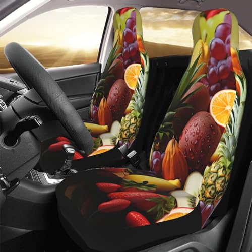 Housse de voiture fruits exotiques pour voyager confortablement en été