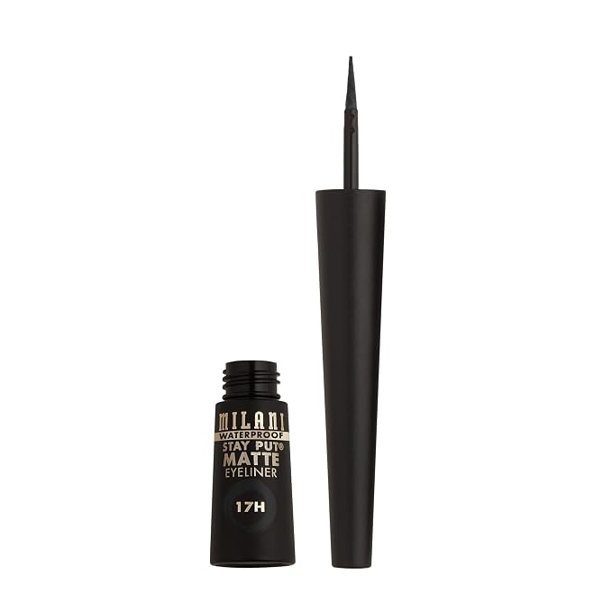 Delineador Líquido Mate Milani Stay Put Negro miniatura 2