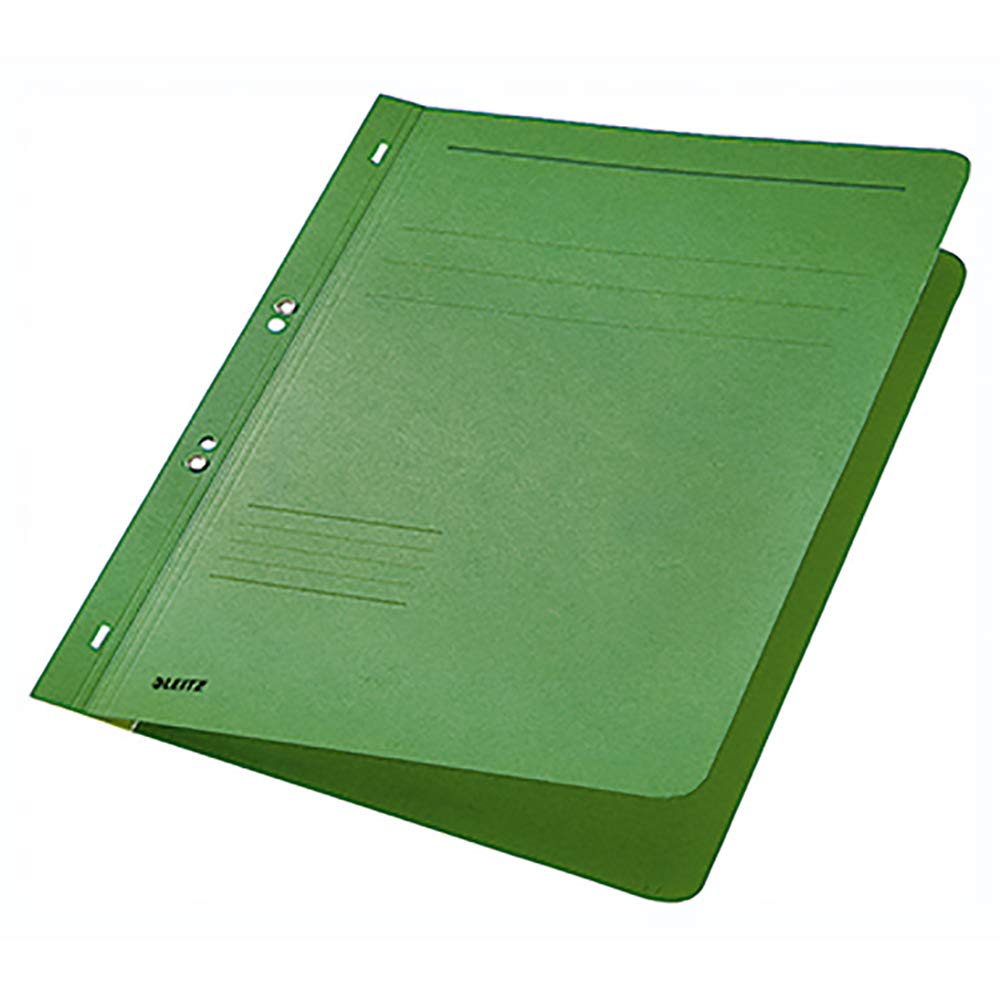 Cartellina con occhielli in cartone, formato A4, 250 g, colore: verde