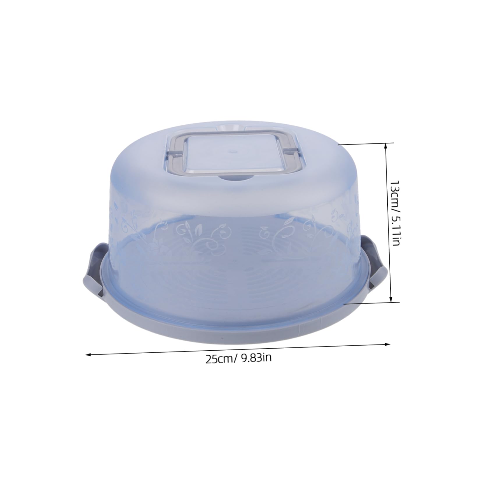 HEALLILY Handheld Cake Carrier with Lid Portable Cupcake Box for Versatile Cake Container Vibrant for Birthday Parties and Food Storage