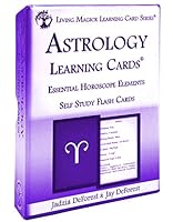 Astrology Learning Cards ~ 2nd Edition ~ Living Magick 0985832169 Book Cover