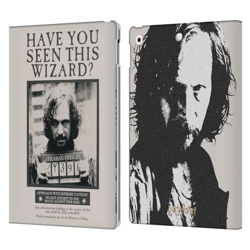 Head Case Designs Officially Licensed Harry Potter Sirius Black Poster Prisoner of Azkaban II Leather Wallet Case Compatible with Apple iPad 10.2 2019/2020/2021