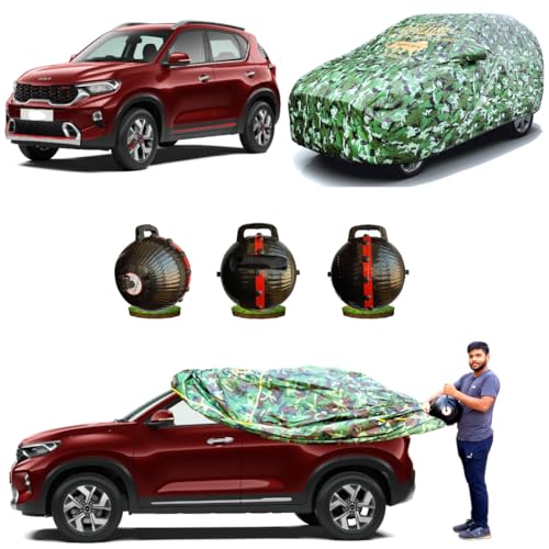Image of CARBLAZER Compatible for Land Rover Models, Semi-Automatic Full Body Bike Cover,CARBLAZER - Heavy Duty Device | 100% Dust Proof | UV Safe | Water Resistant | Anti-Theft | ScratchProofCover