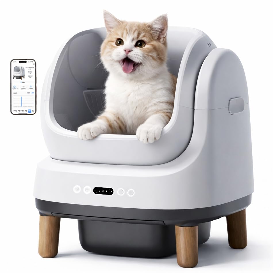 Amazon | 一本ペット T1 自動トイレ 猫トイレ 猫 自動猫トイレ 全自動