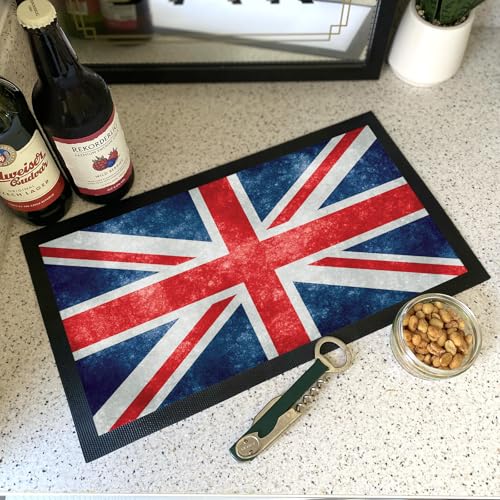 Artylicious Tapis de comptoir avec drapeau Union Jack