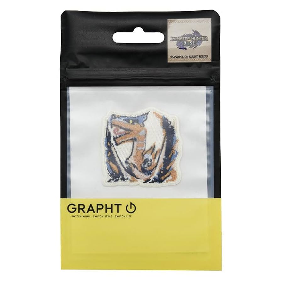 Amazon.co.jp: GRAPHT モンスターハンターライズ 2way刺繍