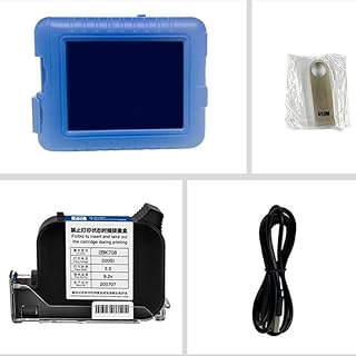 Handheld Printer, Handheld Printer Portable Small Coding Machine Mini Inkjet Printer Multilingual Print Logo Quick Dry Inkjet Printer for Handheld Inkjet Printer Coding Machine ( Color : KD360M ink bo