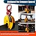 Vertical Plate Lifting Clamp,2200lbs Capacity Heavy Duty Steel Plate Clamp 1T with 0.8 Inch Jaw Opening, Industrial Lifting Clamp for Sheet Metal and Steel Plate Handling