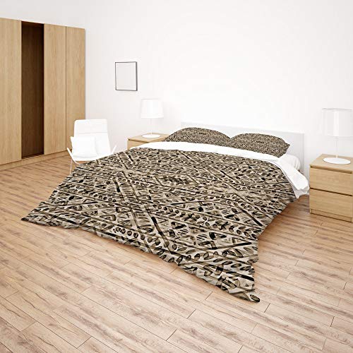 Parure de lit King Size infroissable en polyester pour éviter le repassage