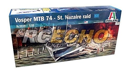 ITALERI War Ship Vosper MTB 74 St. Nazaire Raid 5619 T5619 maquette 1/35 militaire