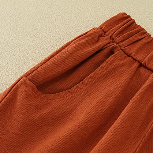 Toddler Baby Boys Baggy Sweatpants Solid Elastic High Waist Wide Leg Pants Summer Casual Soft Leggings Trousers4