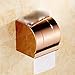 Produktbild STAZSX Wasserdichte Handtuch Rack Bad Toilettenpapier Box Tablett Edelstahl Bad Toilettenpapier Box Volumen Fach Gold, Roségold Cocktail