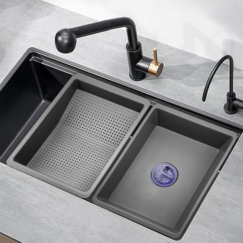 Colador para fregadero de cocina 2 en 1 QruiLanTu miniatura 2