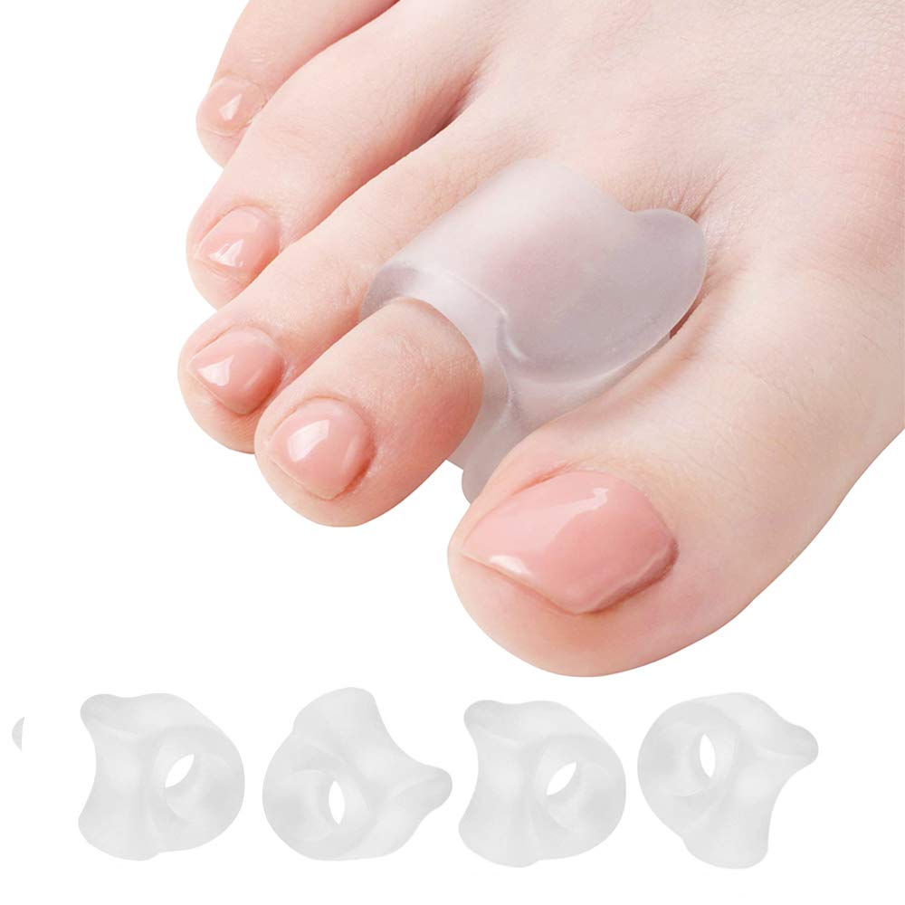Buy Toe separators Gel Toe Separator Rubber,OBBOCK 4PCS Toe Separators and Spreaders for Bunion