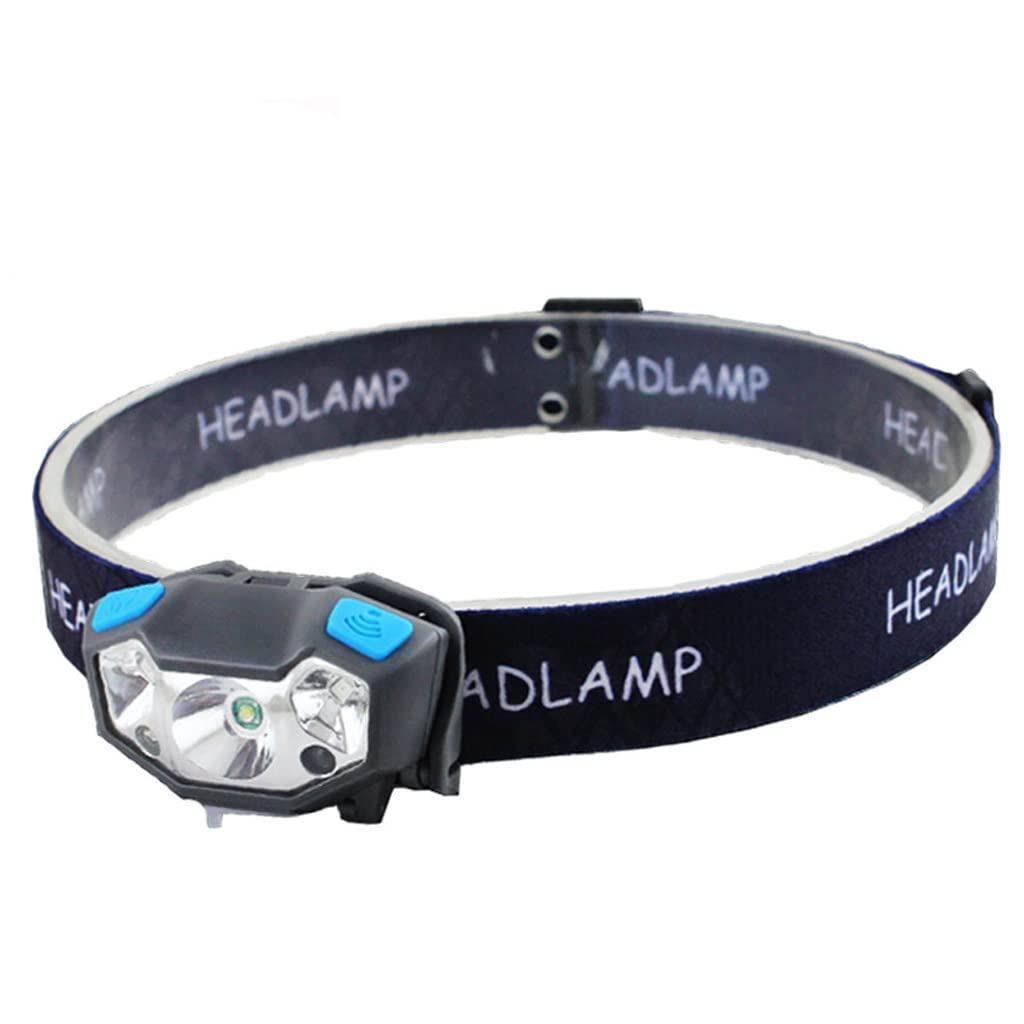 OYYMTE Strong Light LED Headlight USB Charging Induction Flashlight Head-Mounted Outdoor Night Fishing Waterproof