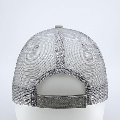 Image of The Vintage Year Distressed Cotton Unstructured Soft Mesh Breathable Adjustable Dirty Wash Dad Hat Trucker Baseball Cap