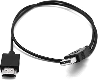 USB to HDMI Cable, USB 2.0 Male to HDMI Male Charging Cable, Replacement USB/HDMI Charger Cable for Powering HDTV, PlayStation3, Satellite Box, HDMI Devices (1.64ft, Charging ONLY)
