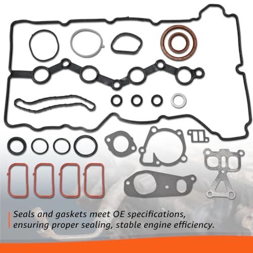 Image of Cylinder Head Gasket Set w /Bolts fit for 2011-2015 Hyundai Sonata Tucson Kia Optima Sorento Santa Fe Sport 2.4L G4KJ 2359CC L4 DOHC HS54741B CS26333-1 ES72465-1