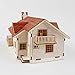 Desktop Wooden Model Kit Garden House A with a Large Deck by YOUNGMODELER by Young Modeler
