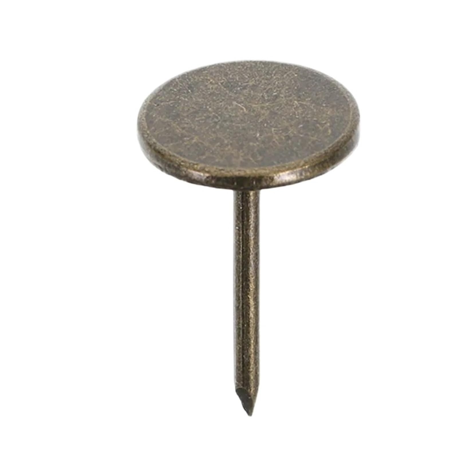 Flat Head Push Pins 100Pcs Flat Head Thumb Tacks For Wallpaper Fixing Iron Push Pins Small Decorative Nails Hanging Pictures Posters Wall Art Home