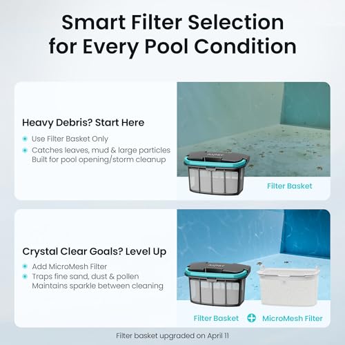 Image of AIPER Scuba X1 Cordless Pool Robot with Powerful Suction, Double Filtration and Wireless Charging Dock, Floor /Wall /Waterline Cleaning, 185 Mins Runtime for Above & In-Ground Pools, Dark