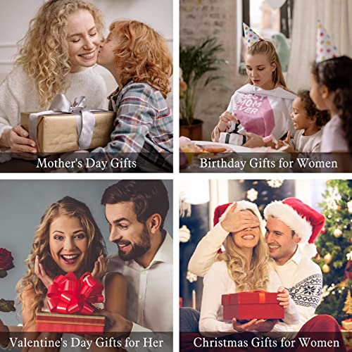 Forever Love Gifts For Women With Rose Box, 925 Sterling Silver Birthstone Necklaces For Women Anniversary Valentines Day Gifts For Her Mothers Day Christmas Birthday Gifts For Girlfriend Wife Mom April Birthstone White Topaz Necklace #TOP4