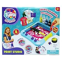 DAA Distribution Tybo Tidy Tie-Dye Print Studio – Create Colourful Masterpieces Without The Mess! by Mookie Toys | Ages 6+ | Easy-Clean Tie-Dye Craft Kit for Kids