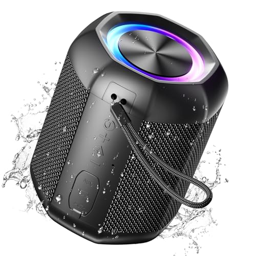 18 Ore: Cassa Bluetooth Portatile può godere di 18 ore di riproduzione, non c'è bisogno di preoccuparsi di ricariche frequenti, molto adatto per attività all'aperto, goditi la musica sempre e ovunque durante il giardinaggio, il campeggio, l'alpinismo, il ciclismo