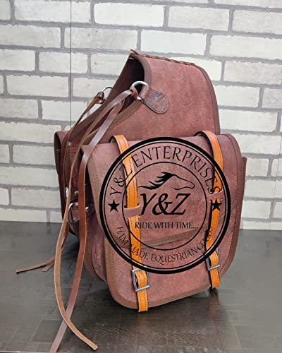 Sacoche De Selle Western En Cuir Véritable - Fait Main - Ridex - Neuve