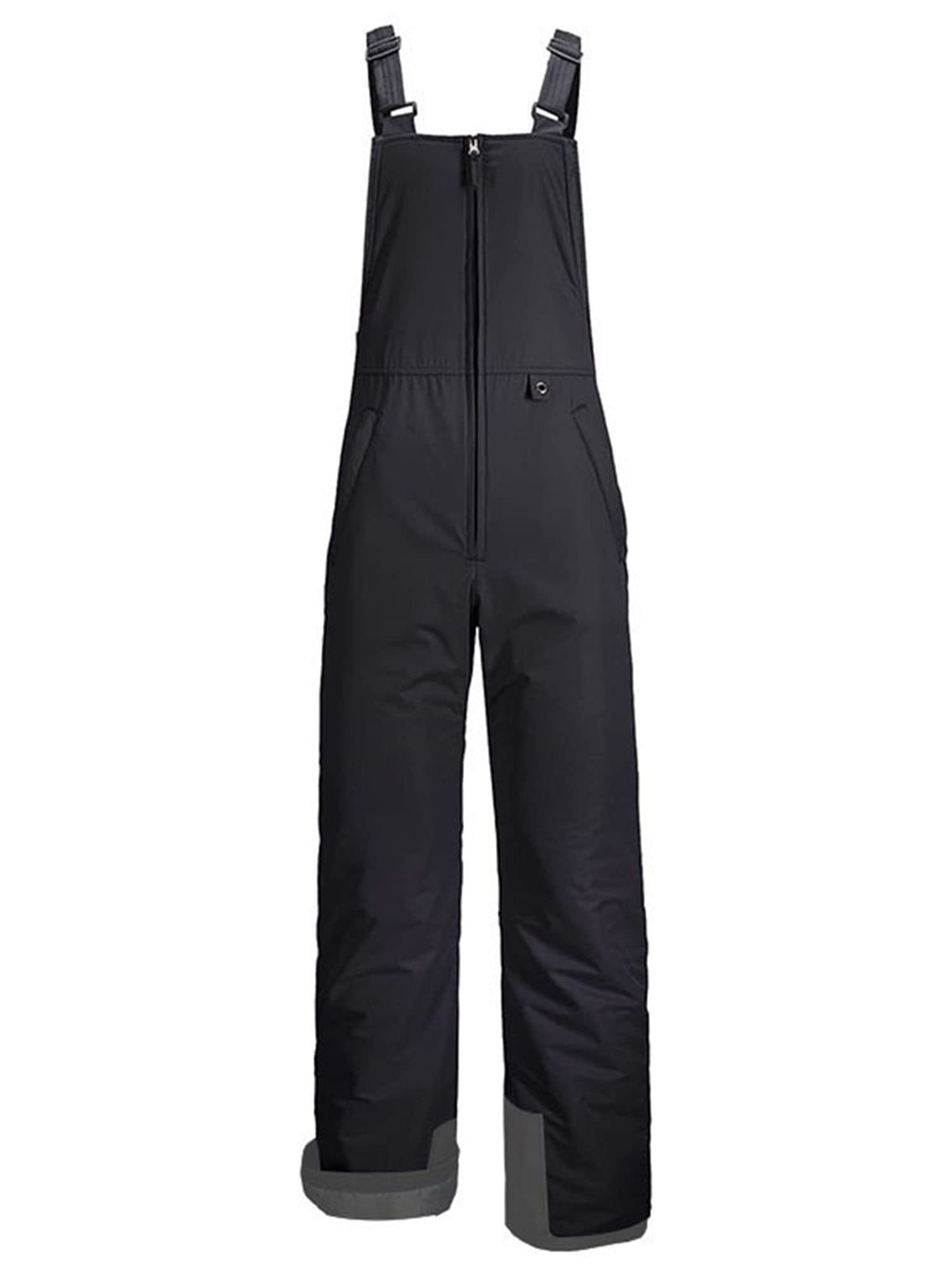 FeMereina Ski-Lätzchen für Herren, isoliert, wasserdicht, Overall, Cargo-Taschen, Schneehose, warme Skianzüge, Eisangeln, Arbeit