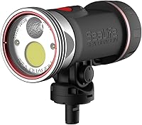 Vista 1 de SEALIFE Sea Dragon 3000SF Pro Dual Beam Compact Subacuático Submarino Submarino Foto-Video COB LED Luz, solo cabeza de luz LED