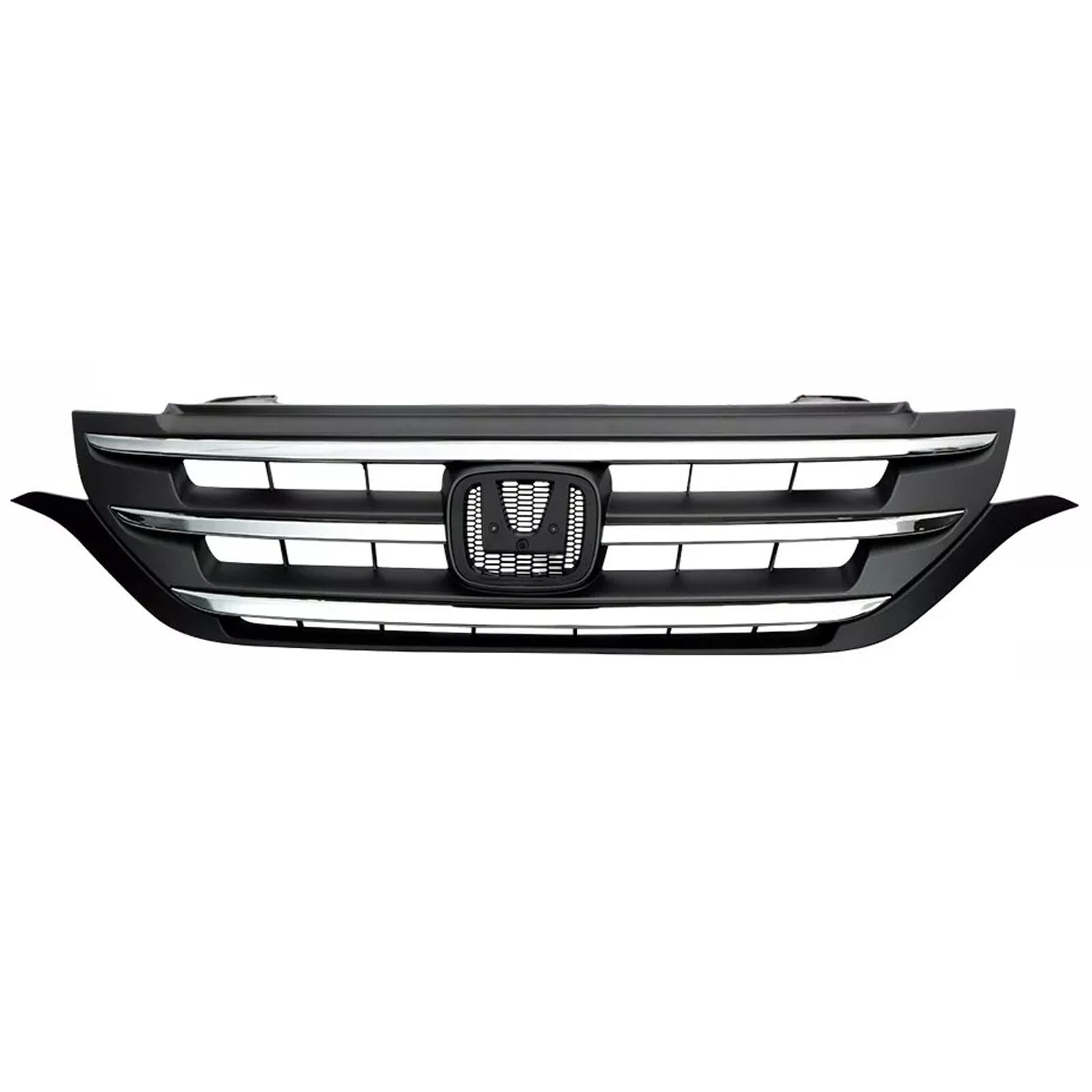 Apply to Front Upper Grille Grill with Chrome Trim for 2012-2014 Honda CR-V - Perfect Fit Replacement Part