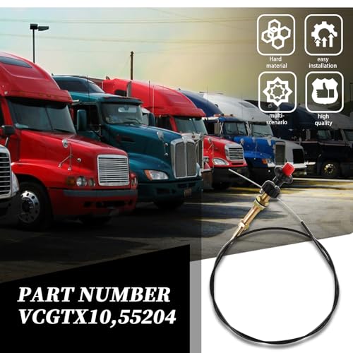 Image of VCGTX10 /55204 10FT Heavy Duty Vernier Locking Throttle Cable /Adjustable Locking Control Cable (Pack of 2)