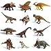 12 piece Large Assorted Dinosaurs highly detailed realistic looking superior quality to last