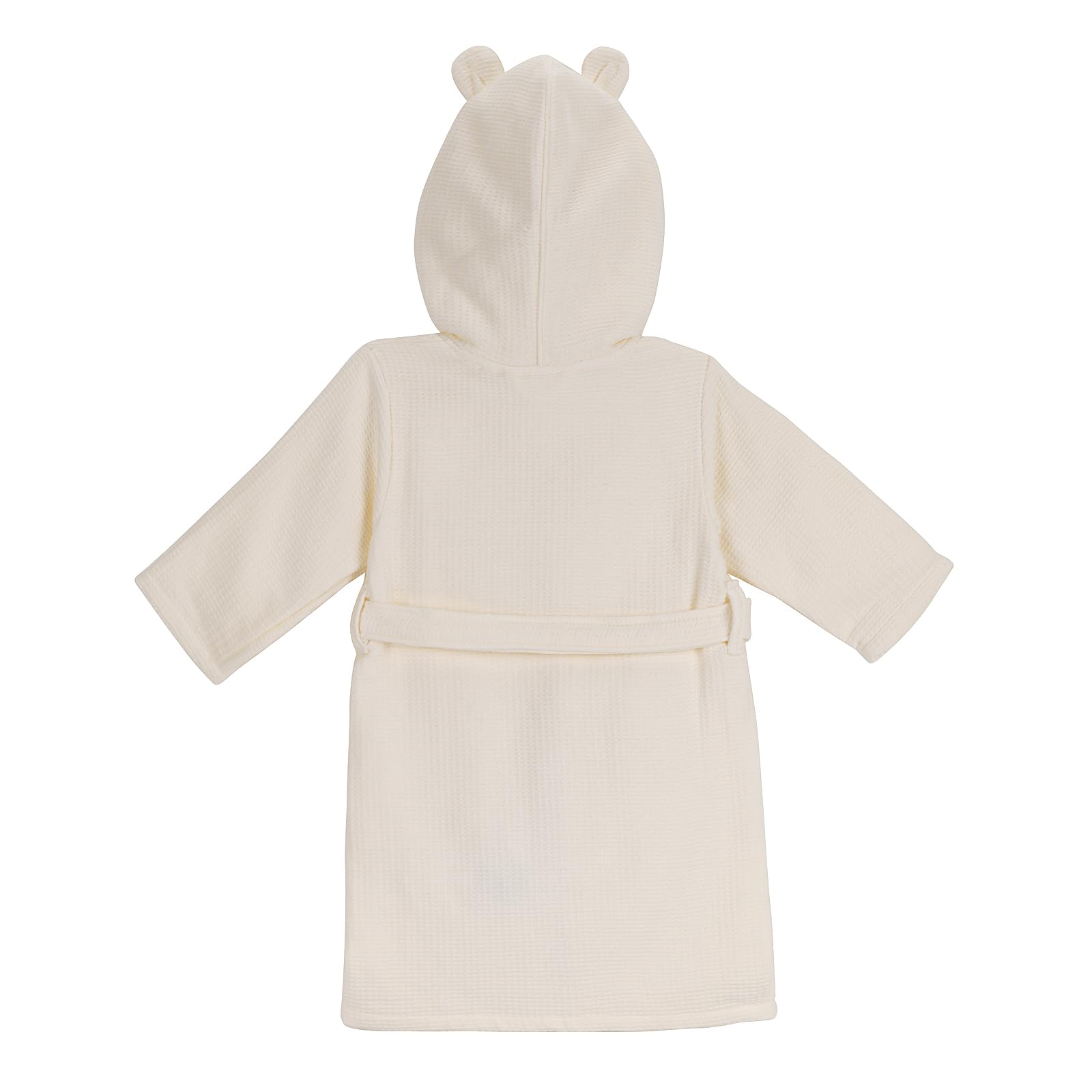 KAKU NANU Accappatoio Bambino 100% Cotone 2-10 Anni Accappatoio Bambina Spugna Piscina 2 Tasche,Cintura,5 Cappuccio Tinta Unita in Morbida Spugna